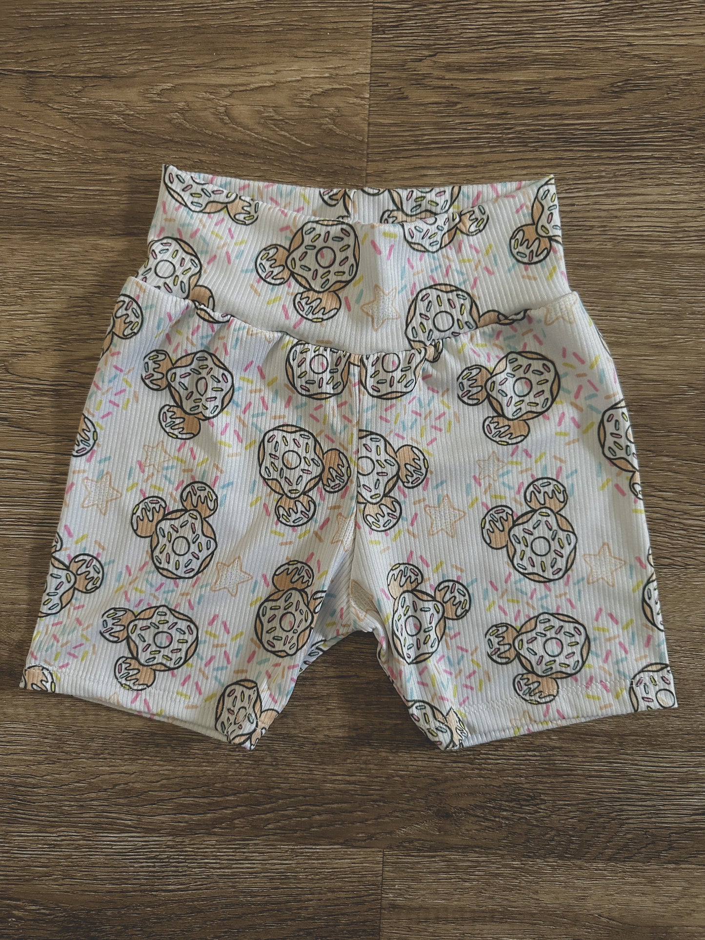 Mickey Donut Treats Biker Shorts