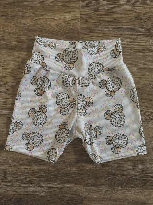 Mickey Donut Treats Biker Shorts