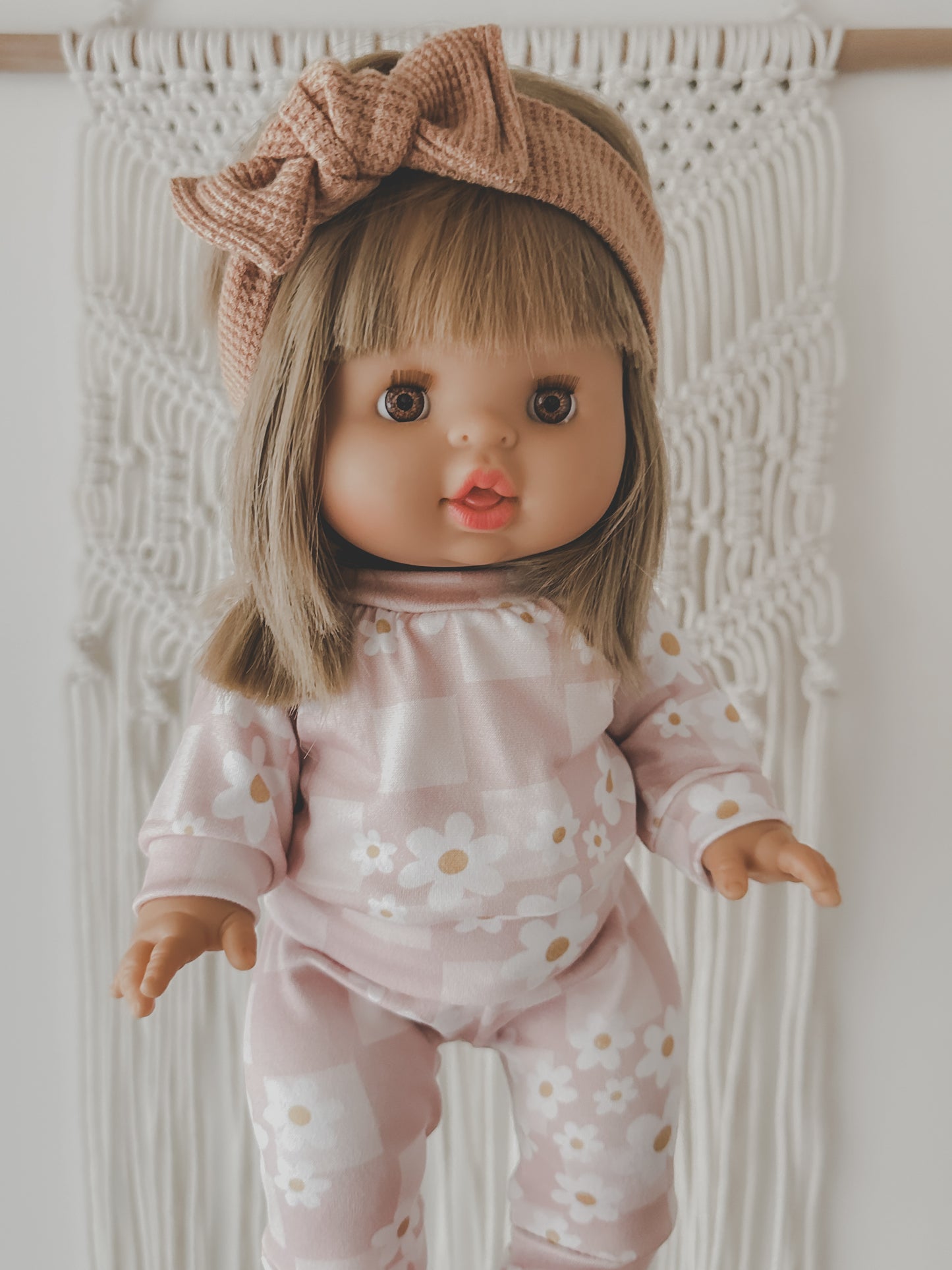 Minikane Doll Checkered Daisy Long Set