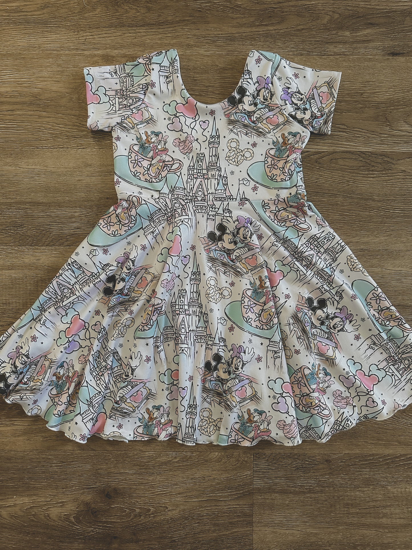 Magical Castle Shortsleeve Dress