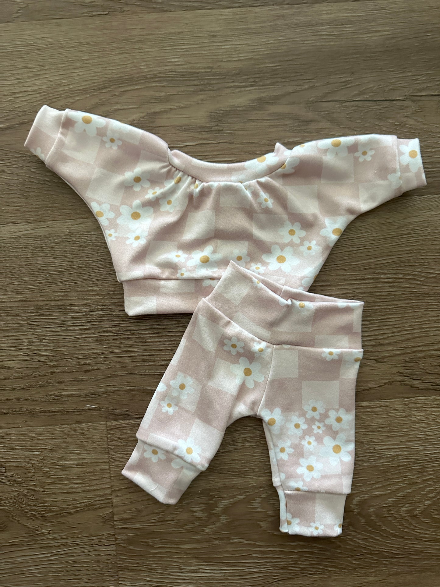 Minikane Doll Checkered Daisy Long Set