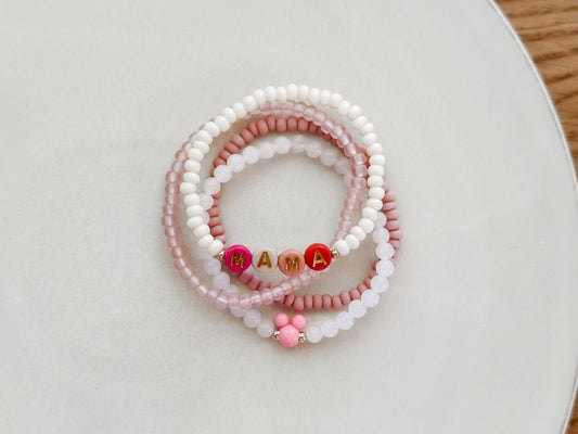 Mama Bracelet Stack | Mouse Bracelet 4 Stack